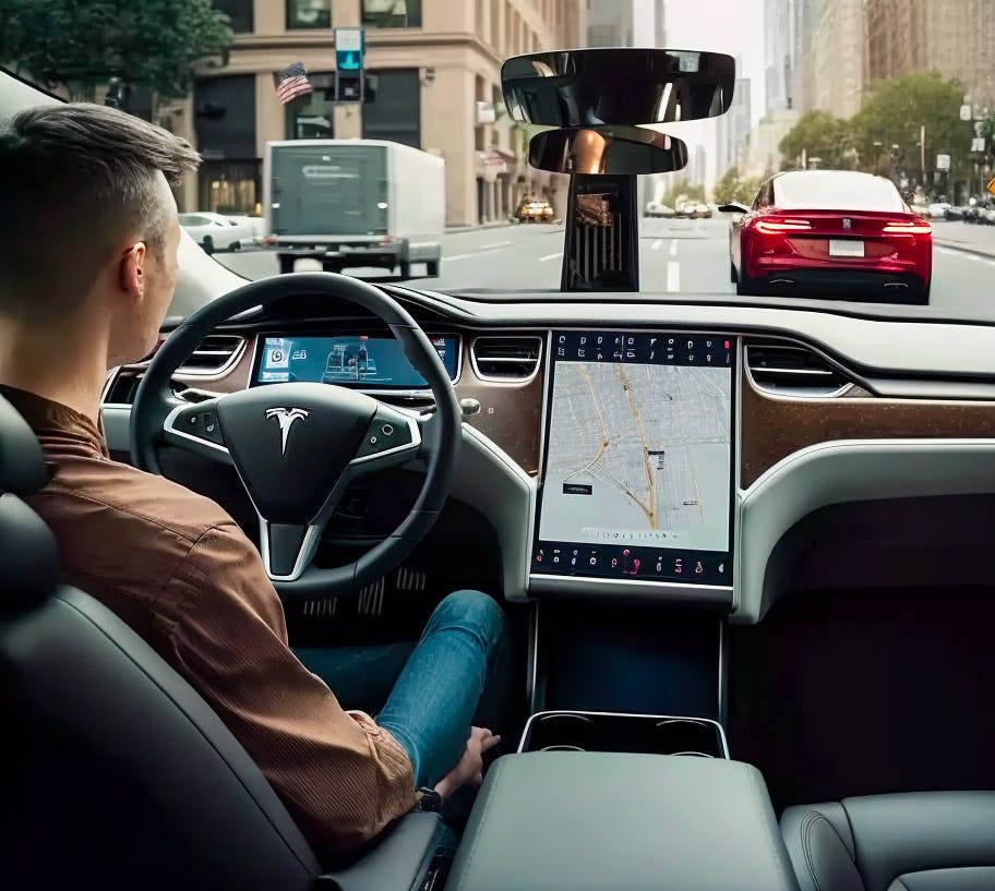 Tesla are pioneers of automation in automobiles, in the future all cars will have driverless features. It's just a matter of time.
