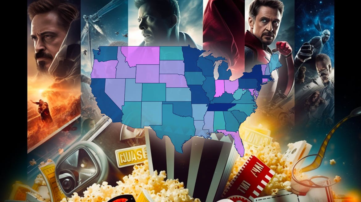 Box Office Superstars: Who made the most in each US state?